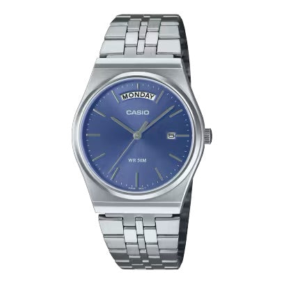 Casio MTP-B146D-2AV ‘New’ Sunburst Navy Blue Analogue Quartz Stainless Steel Men’s & Women’s Watch