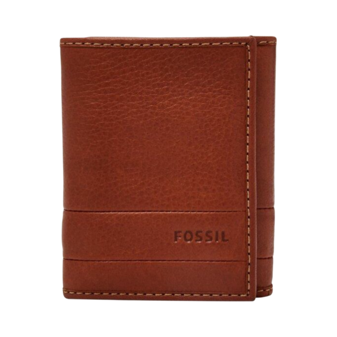 Fossil Lufkin Trifold SML1395210 Light Brown Men’s Wallet