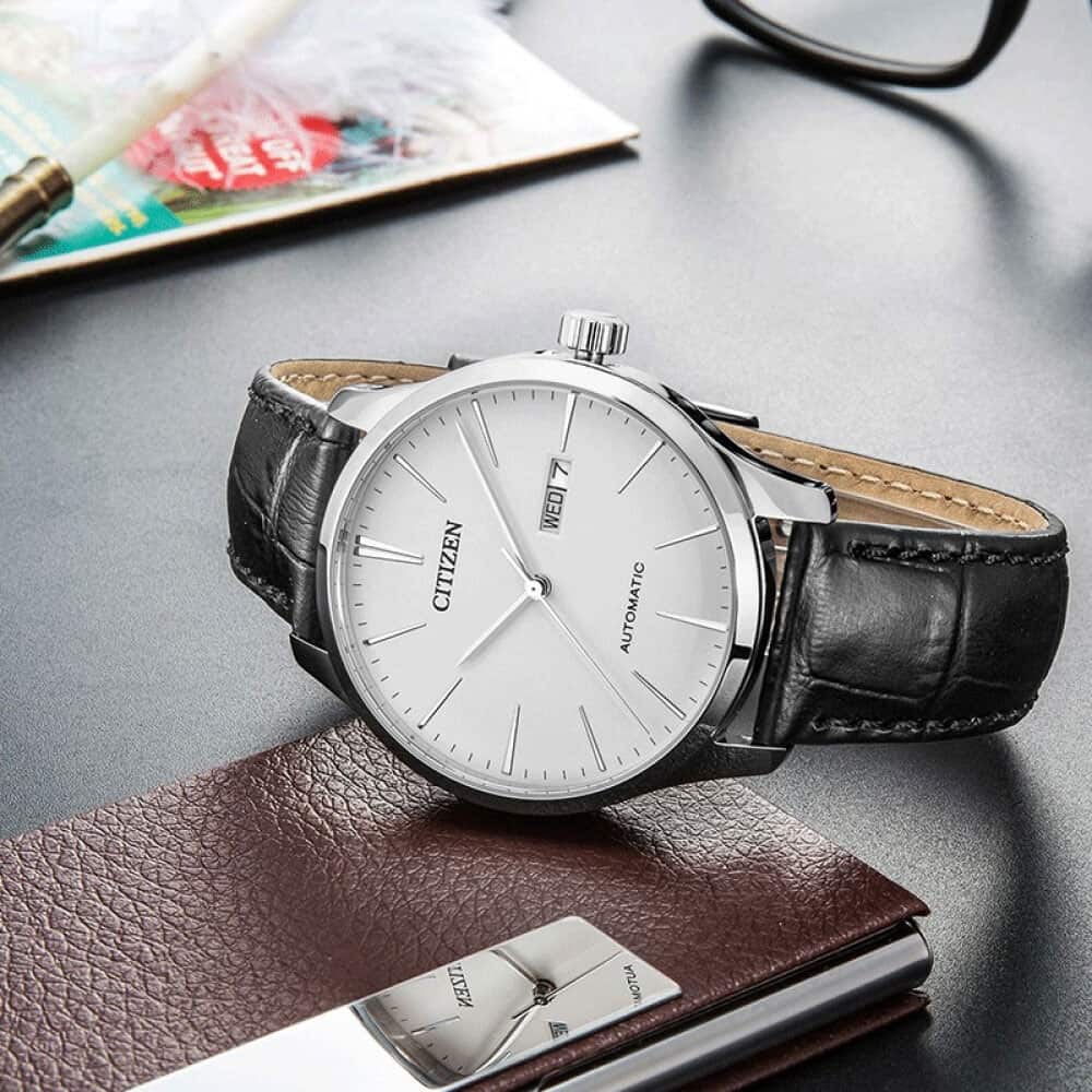 Citizen Automatic Manual Winding NH8350-08B White Dial Men's Classic Dress Watch