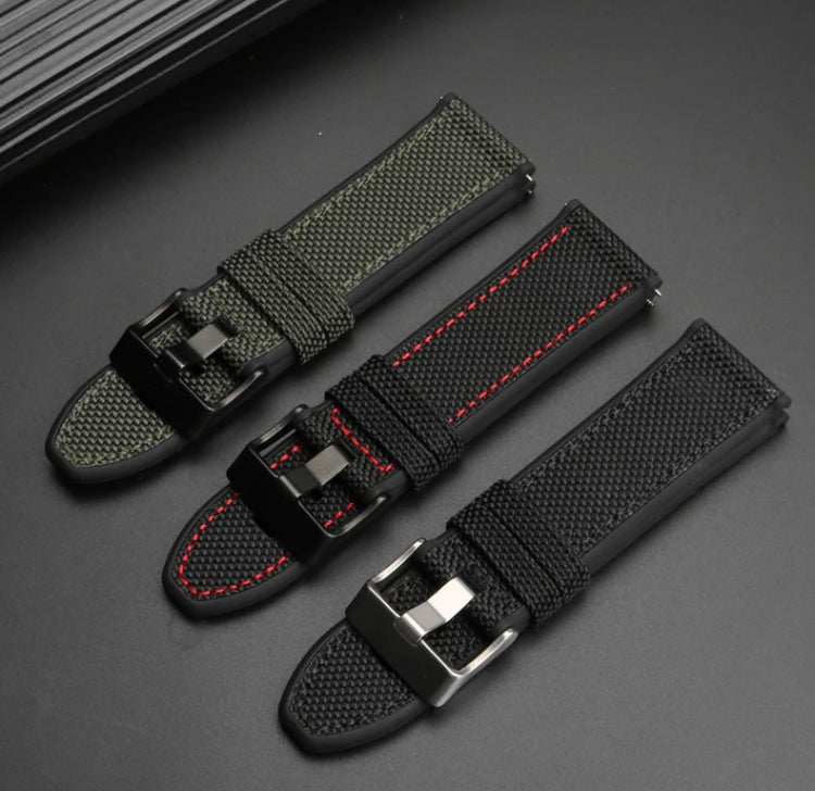 DIESEL Dz4500 Dz4506 DZ7420 DZ4318 Canvas Silicone Watchband Men's 24 26mm 28mm Nylon Watch Strap