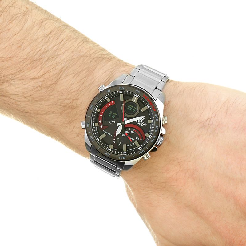 Casio ECB-900DB-1AER Edifice Solar Bluetooth Stainless Steel Bracelet Men's Watch - mzwatcheslk srilanka