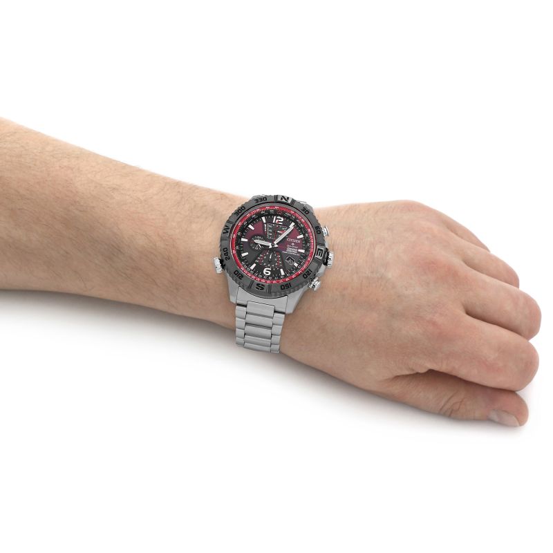 Citizen AT8226-59X Red Arrows Radio Controlled Chronograph Navihawk A.T Anti-Reflective Sapphire Crystal Men’s Watch