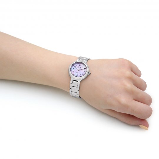 Rotary LB05135/07 Elegance Pink Mother of Pearl Dial Stainless Steel Bracelet Women's Watch