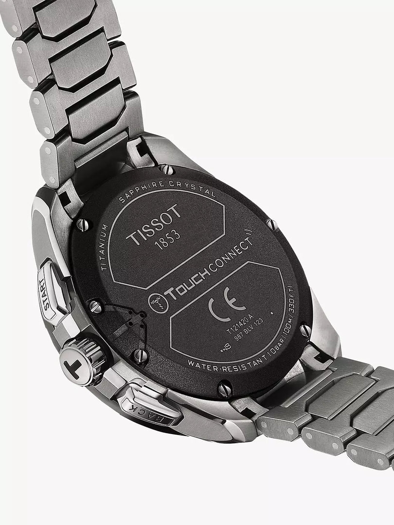 Tissot T1214204405100 T Touch Connect Solar Titanium Case Men's Watch