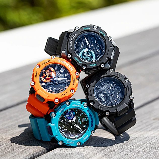 Casio GA-2200M-4AER G Shock Carbon Core Guard Orange Men & Women Watches