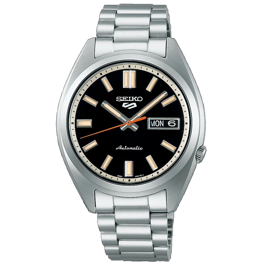Seiko 5 Sports SRPK89K1 SNXS Deep Black Wash’  Classic Sports - Eng/Kanji Date Men's Watch