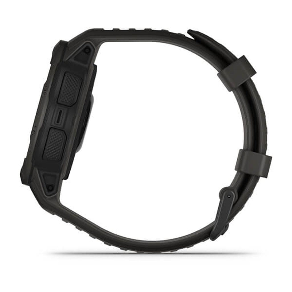 Garmin 010-02627-00 Instinct 2 Solar Graphite Black Silicone Strap Men's & Women's Watch - mzwatcheslk srilanka
