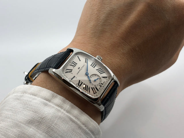 Hamilton H13421611 American Classic Boulton Small Second Quartz Black Leather Strap Men's & Women's Watch
