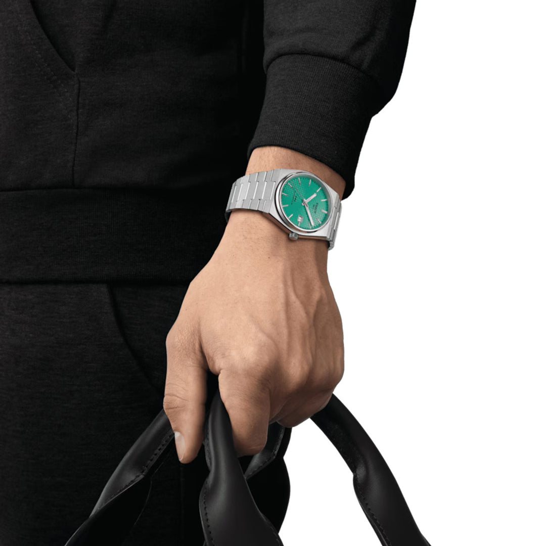 Tissot T1374071109101 PRX Powermatic 80 40mm Light Green Dial Stainless Steel Bracelet Men's Watch