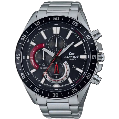 Casio EFV-620D-1A4V Edifice Standard Chronograph Stainless Steel Mens Watch