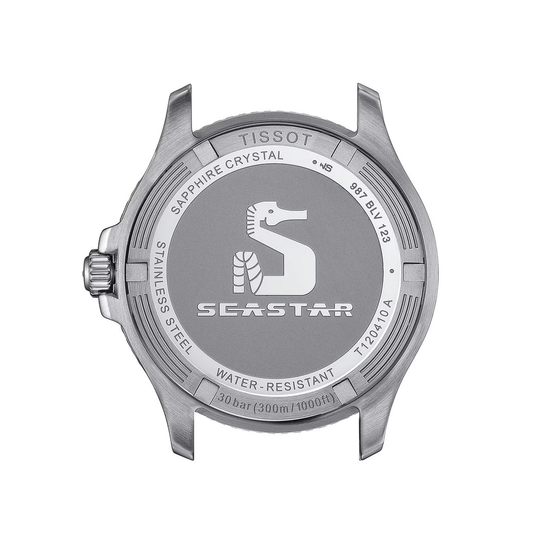 Tissot T1204102205100 Seastar 1000 40mm Black Dial Two Tone Stainless Steel Men's Watch