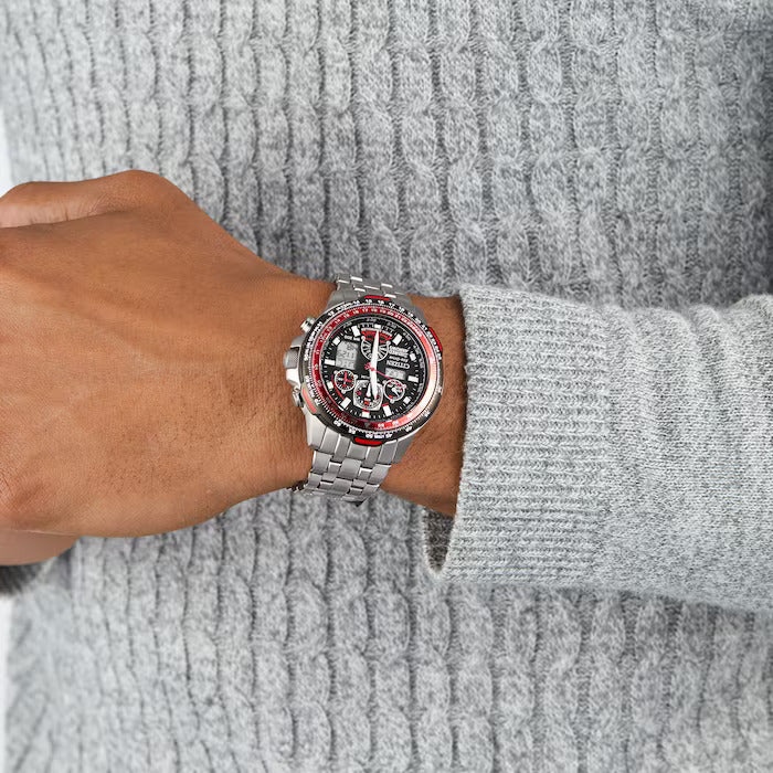 Citizen JY8110-51E Red Arrows Chronograph Titanium Skyhawk A-T Eco Drive Solar Powered Men’s Watch