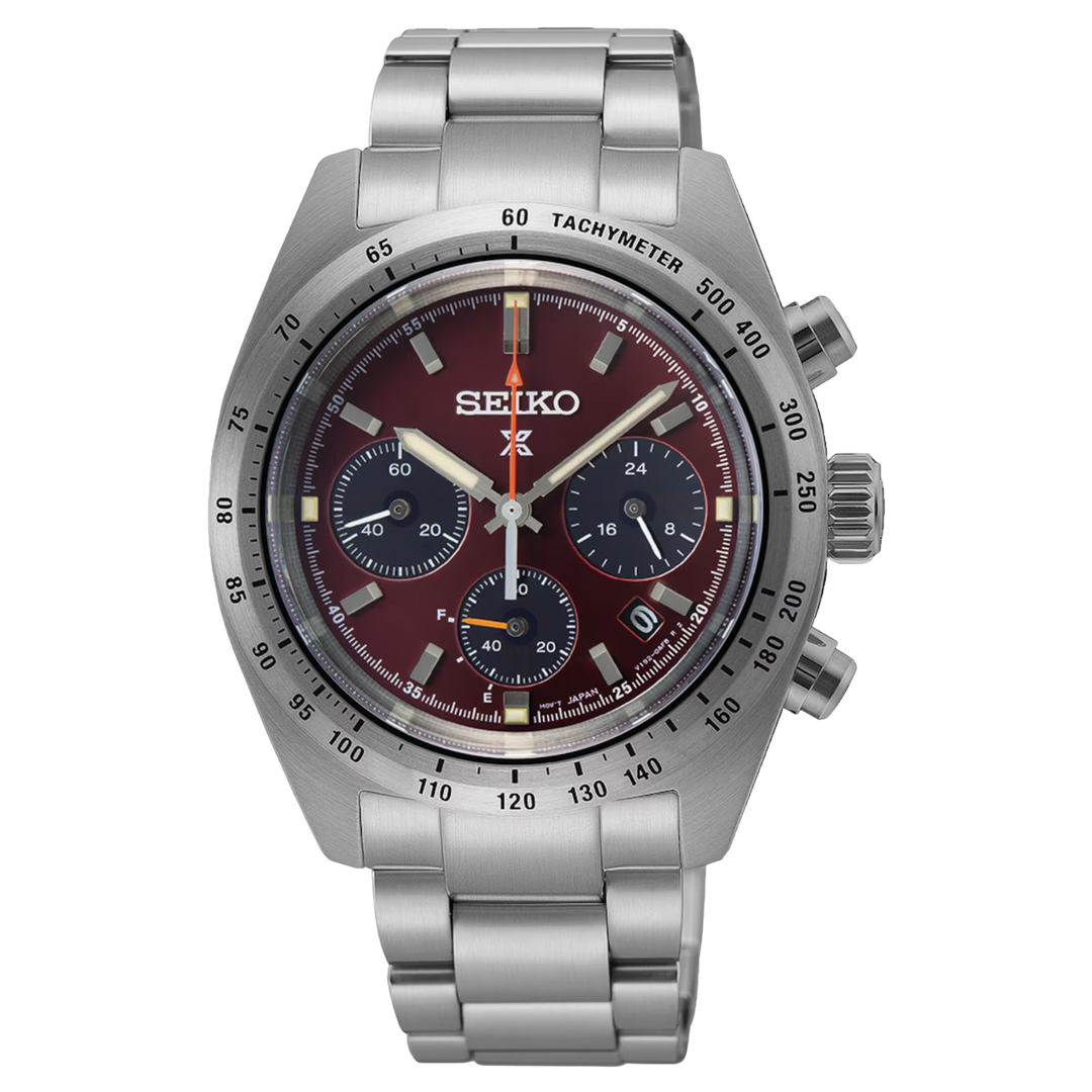 Seiko SSC953P1  Prospex Speedtimer  European Exclusive In Factory Red  Limited Edition 2,400pcs Men's Watch