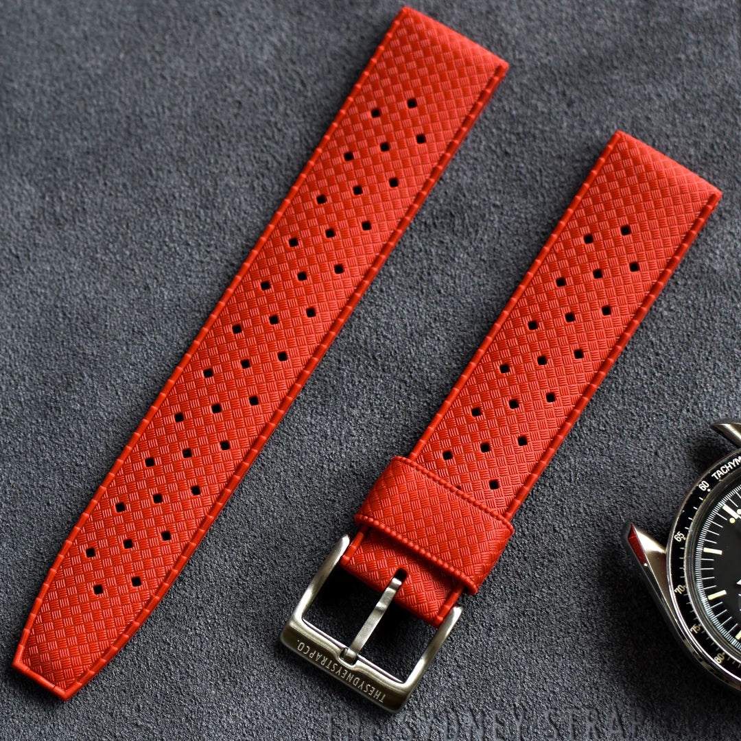 Premium-Grade Vulcanized Tropic Rubber Watch Strap 18mm 20mm and 22mm For Seiko Divers and other Divers Waterproof