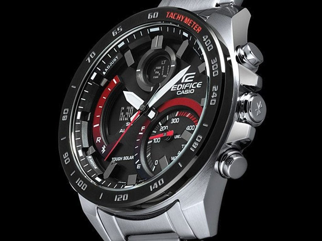 Casio ECB-900DB-1AER Edifice Solar Chronograph Bluetooth Stainless Steel Bracelet Men's Watch