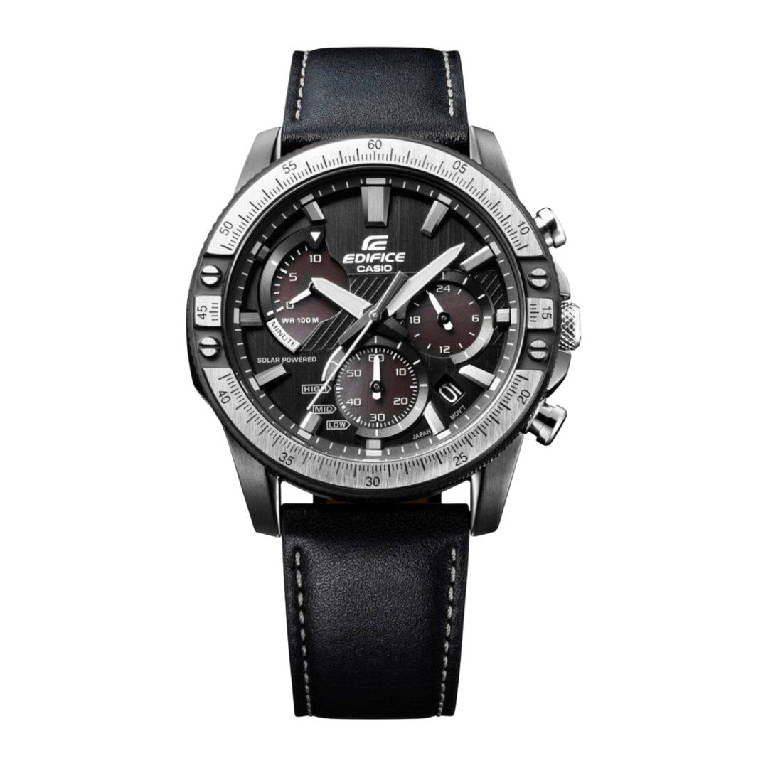 Casio Edifice EQS-930TL-1AV Solar Chronograph Analog with Battery Level Indicator Men's Watch