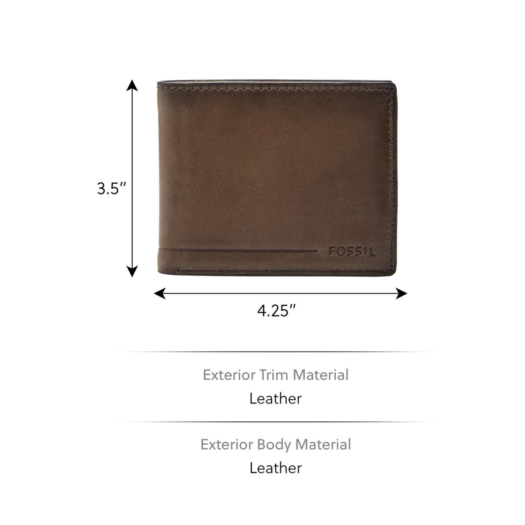 Fossil RFID Allen SML1547201 Brown Wallet Men’s Wallet