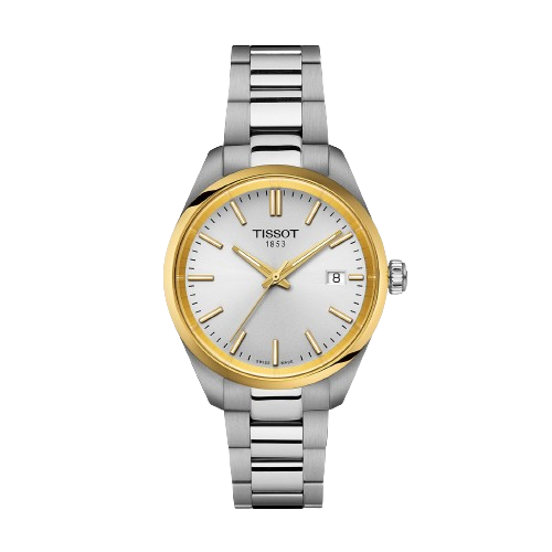 Tissot T1502102103100 PR 100 34mm Silver Dial Stainless Steel Bracelet Women’s Watch