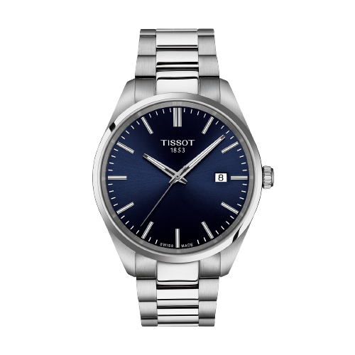 Tissot T1504101104100 PR 100 40mm Blue Dial Stainless Steel Bracelet Men's Watch