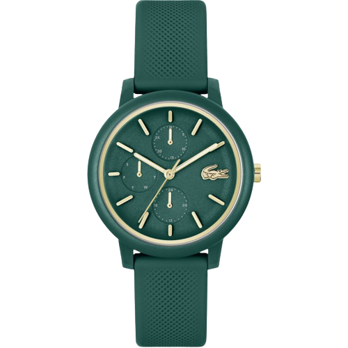Lacoste 2001329 38mm Green Dial Green Silicone Strap Women's