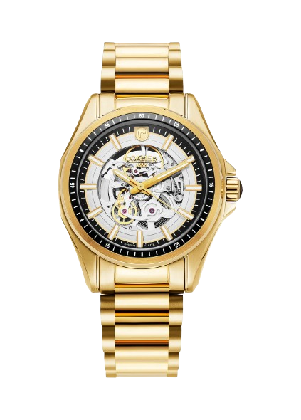 Mk best sale skeleton watch