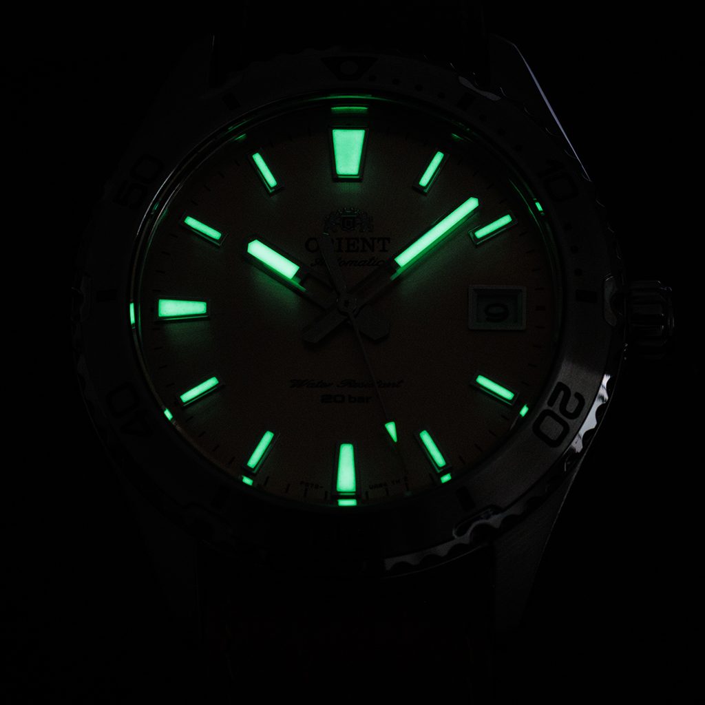 Orient RA-AC0Q05P10B Mako 40 Sports Automatic Leather Strap Men's Watch