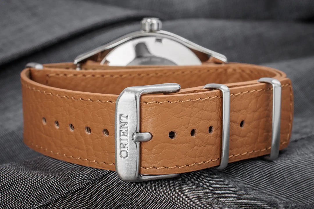 Orient RA-AC0Q05P10B Mako 40 Sports Automatic Leather Strap Men's Watch