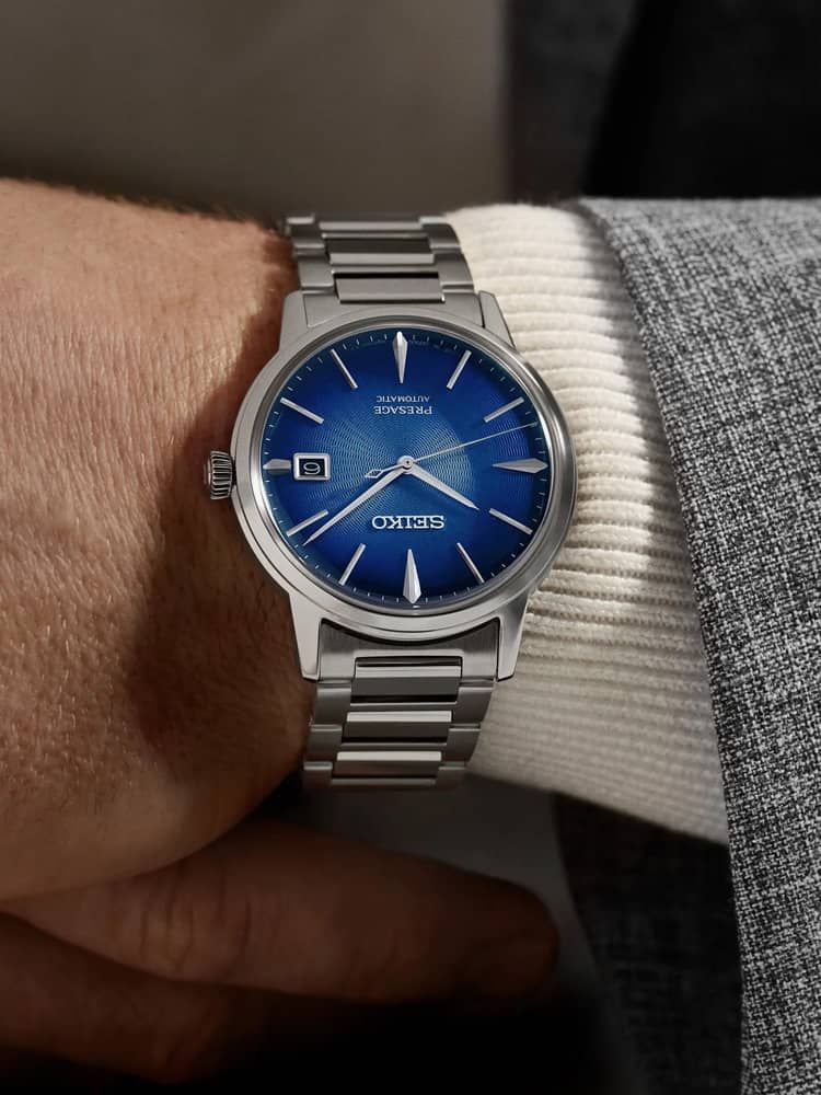 Seiko SRPJ13J1 Presage Cocktail Time The Aviation Automatic Men's Watch