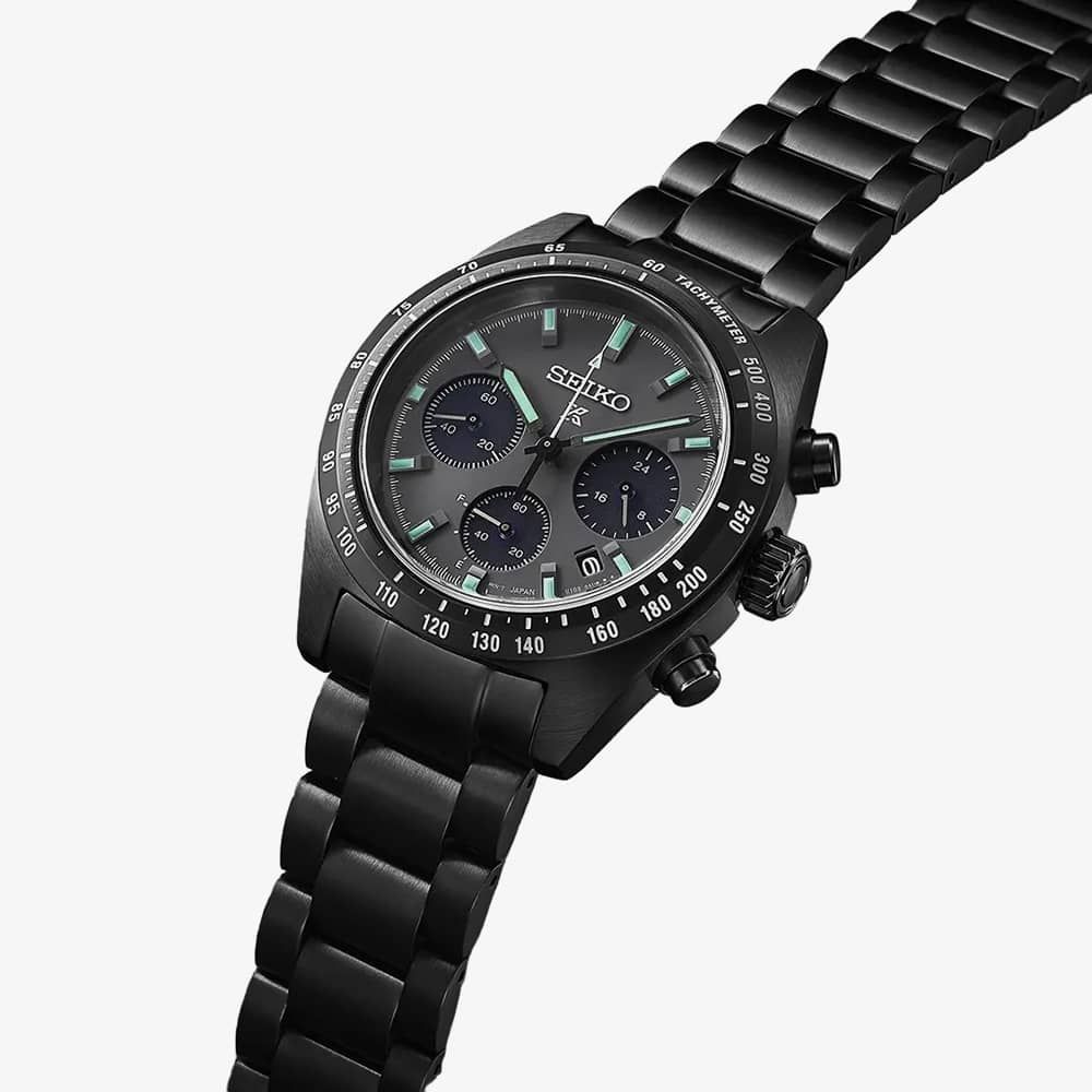 Seiko SSC917P1 Prospex Black Series Night Speedtimer Solar Chronograph Men's Watch
