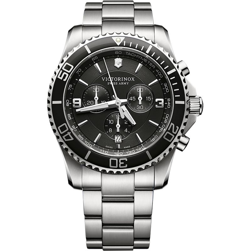 Victorinox Swiss Army 241695 Maverick Chronograph Stainless Steel