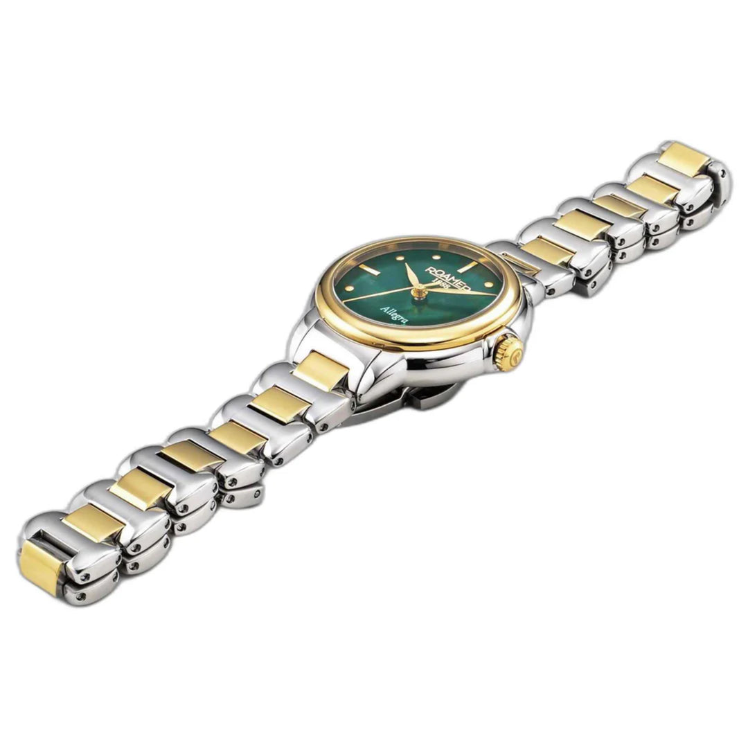 Roamer Women's Allegra (32mm) 977847 47 70 20 Green Mother-of-Pearl Dial / Two-Tone Stainless Steel Bracelet
Women's Watch
