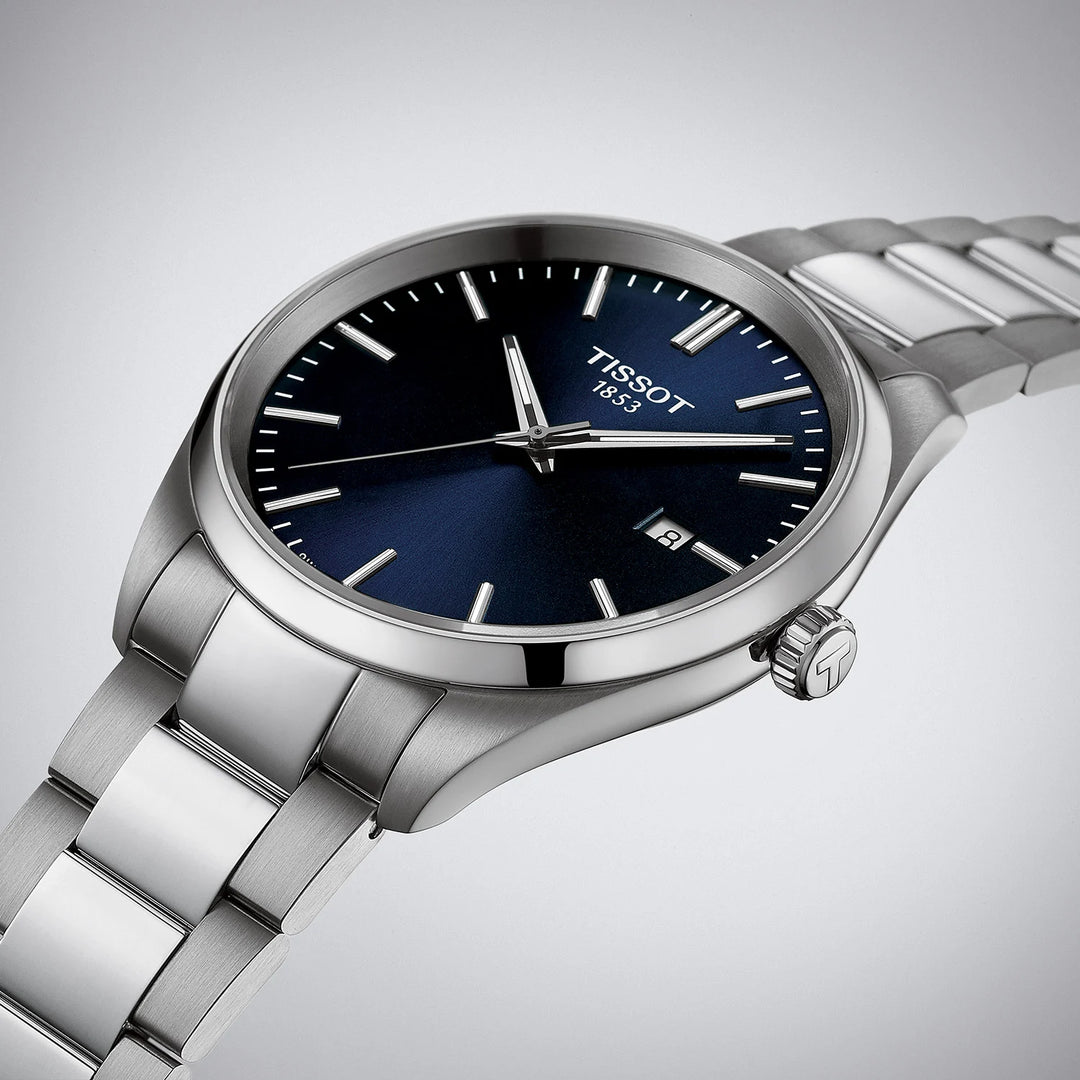 Tissot T1504101104100 PR 100 40mm Blue Dial Stainless Steel Bracelet Men's Watch