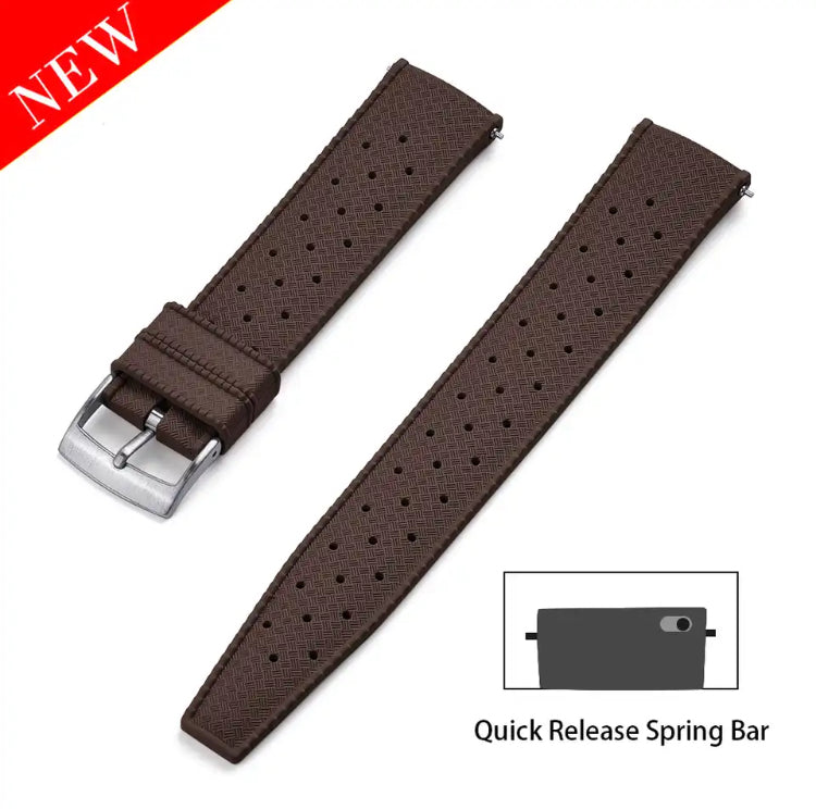 Premium-Grade Vulcanized Tropic Rubber Watch Strap 18mm 20mm and 22mm For Seiko Divers and other Divers Waterproof