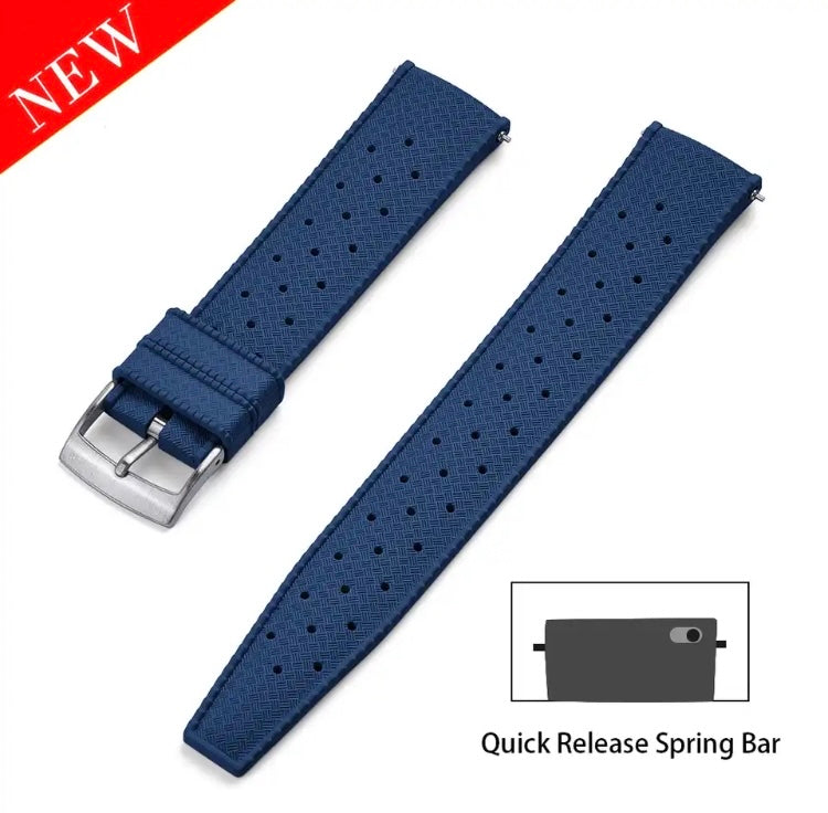 Premium-Grade Vulcanized Tropic Rubber Watch Strap 18mm 20mm and 22mm For Seiko Divers and other Divers Waterproof