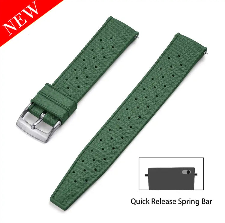 Premium-Grade Vulcanized Tropic Rubber Watch Strap 18mm 20mm and 22mm For Seiko Divers and other Divers Waterproof