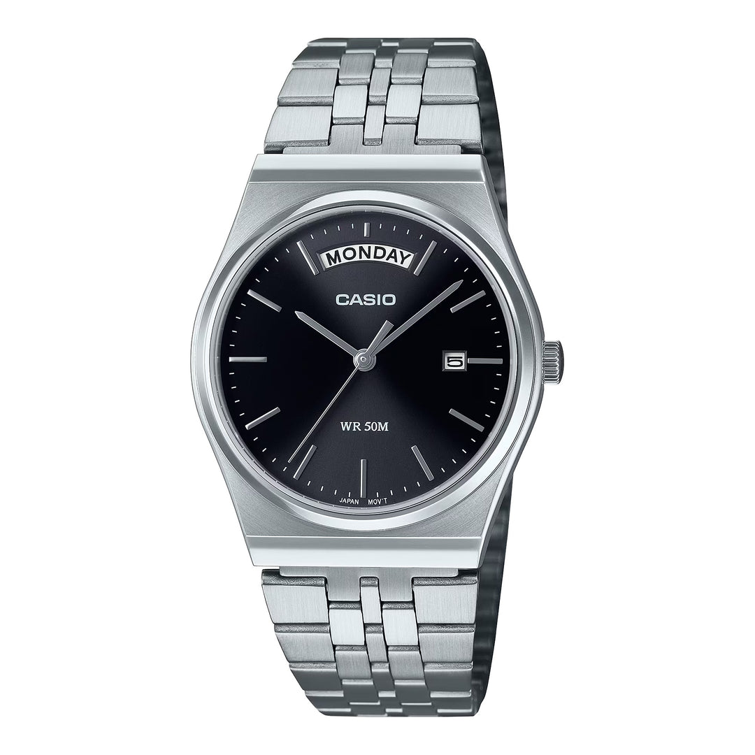 Casio MTP-B146D-1AV ‘New’ Sunburst Midnight Black Analogue Quartz Stainless Steel Men’s & Women’s Watch