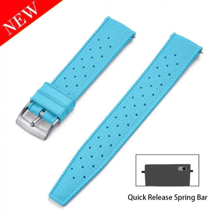 Premium-Grade Vulcanized Tropic Rubber Watch Strap 18mm 20mm and 22mm For Seiko Divers and other Divers Waterproof
