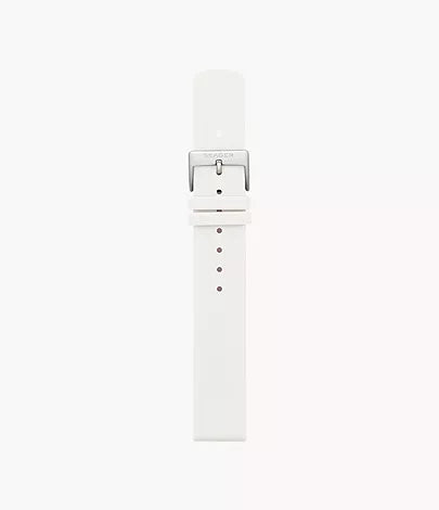 Authentic Skagen 20mm White Silicone Strap Quick Release Watchband for Seiko,Citizen, Skagen, Fossil etc