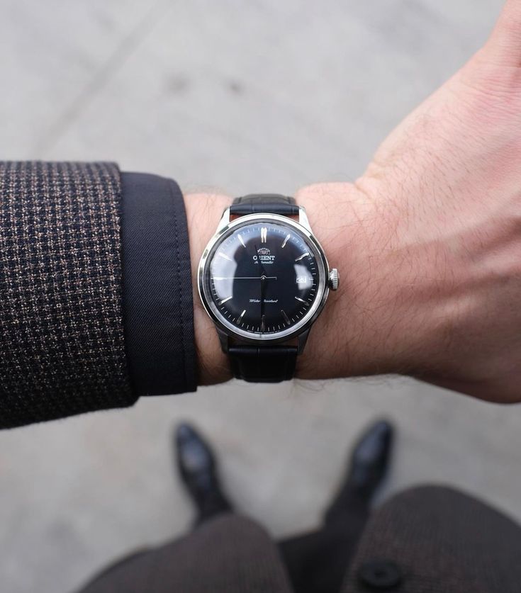 Orient RA-AC0M02B10B Bambino Mechanical 38mm Black Dial