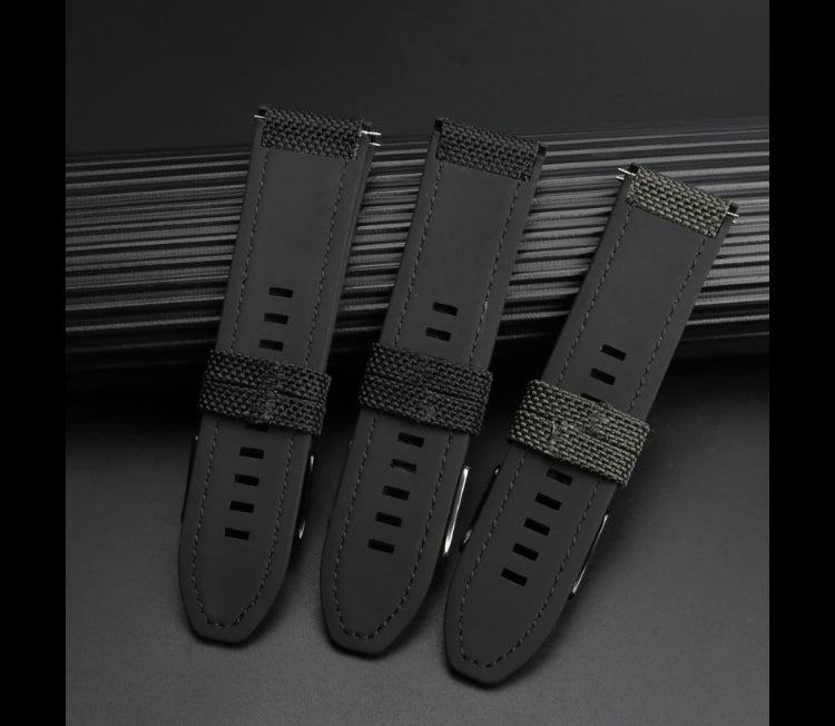 DIESEL Dz4500 Dz4506 DZ7420 DZ4318 Canvas Silicone Watchband Men's 24 26mm 28mm Nylon Watch Strap