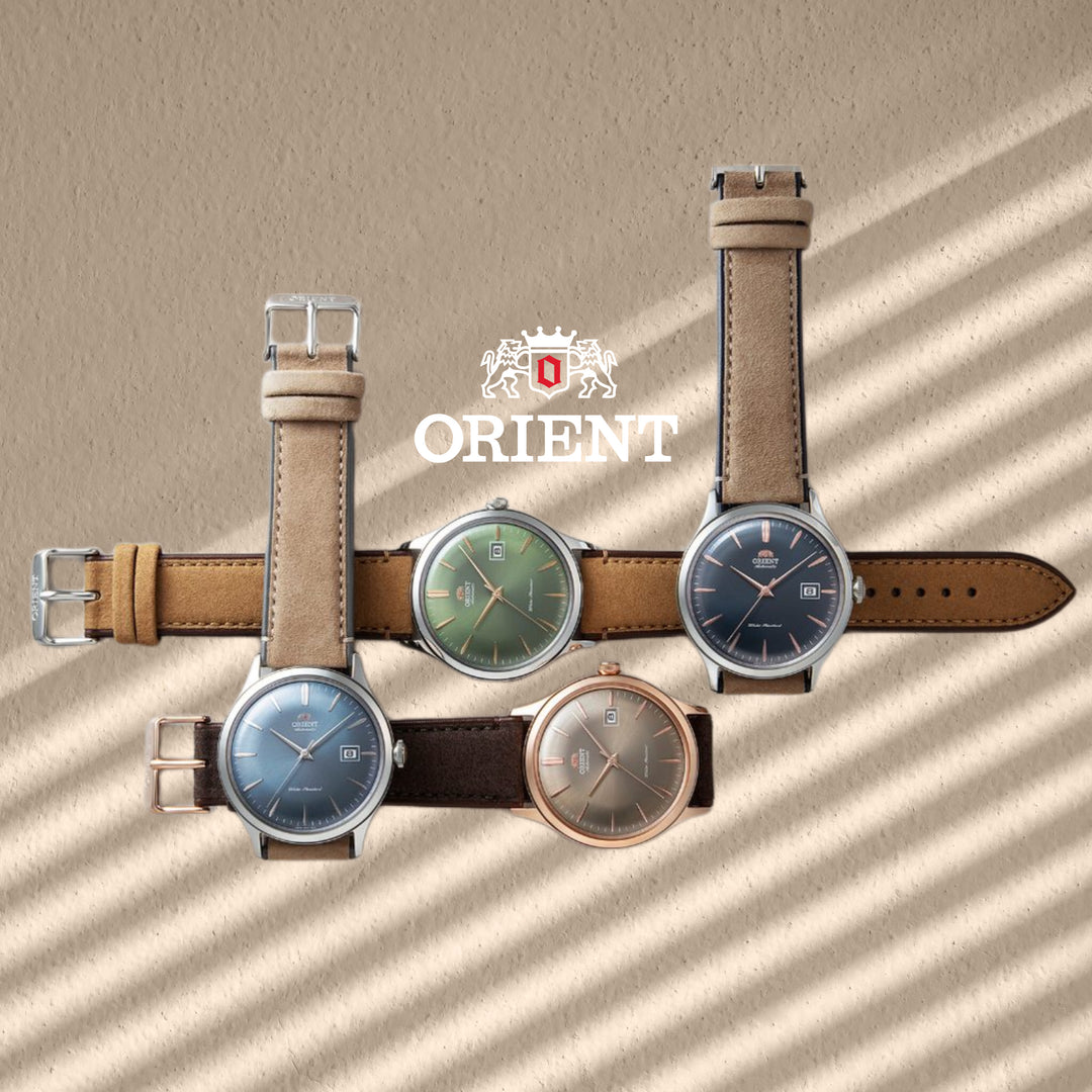 Orient Bambino RA-AC0P02L 2nd Generation Navy dial Automatic Leather Strap Men's Watch