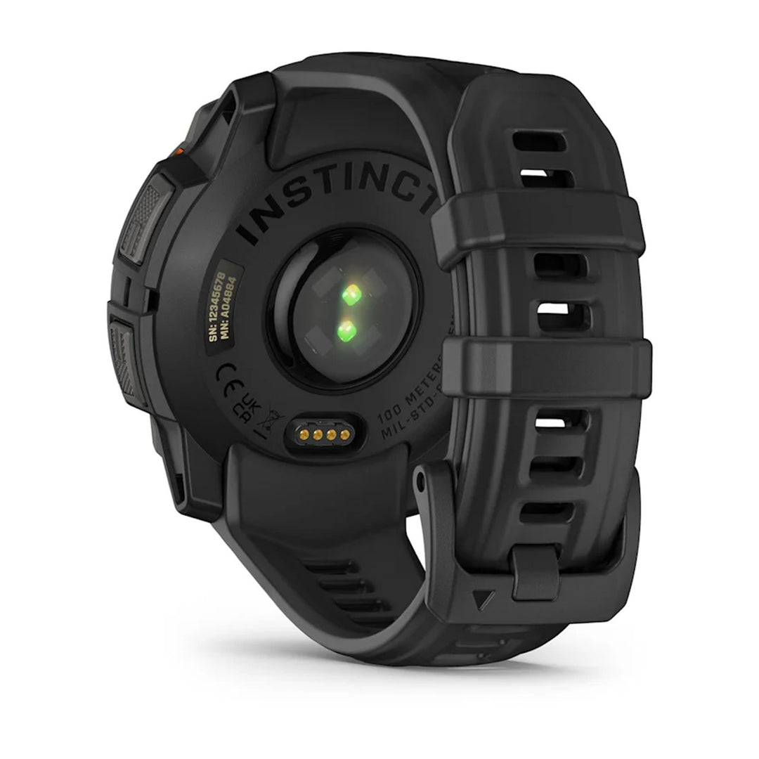 Garmin Instinct 3 SOLAR 010-02934-00 Outdoor GPS Smartwatch (45mm) Black with Black Band Men's & Women's Watch