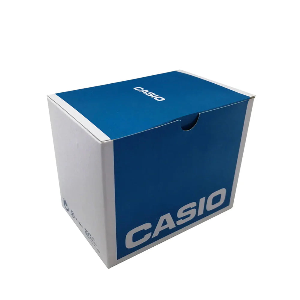 Casio Duro Marlin Diver MDV-106B-1A2 ‘Pepsi Bezel’ Rubber Strap Black Dial Men's Watch