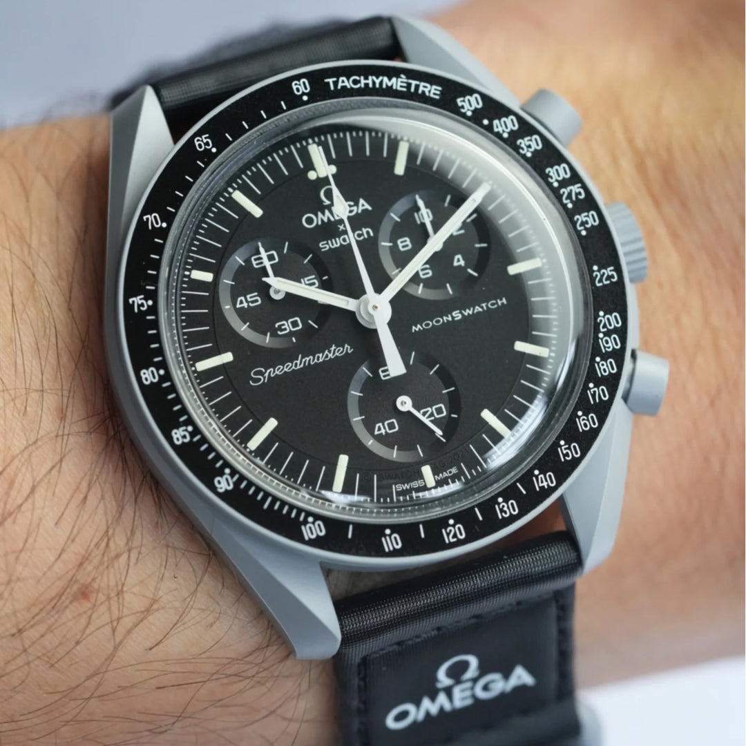 Omega x Swatch Moonswatch S033M100 ‘Speedmaster’ Mission to the Moon Chronograph Men’s Watch