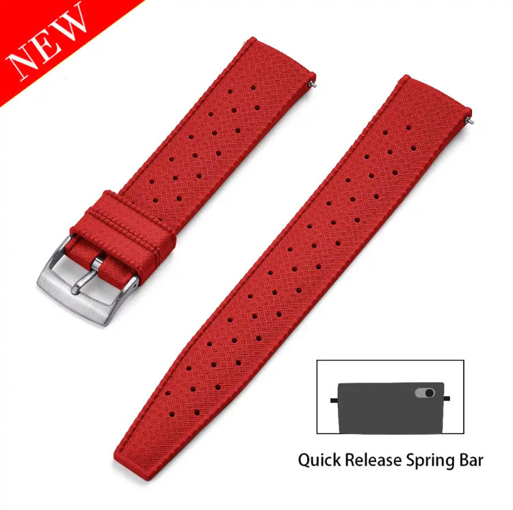 Premium-Grade Vulcanized Tropic Rubber Watch Strap 18mm 20mm and 22mm For Seiko Divers and other Divers Waterproof