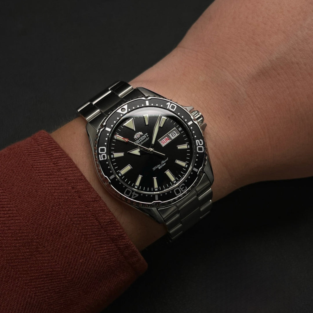Orient Kamasu RA-AA0001B19B Mako III Automatic 200M Black Dial Men's Watch