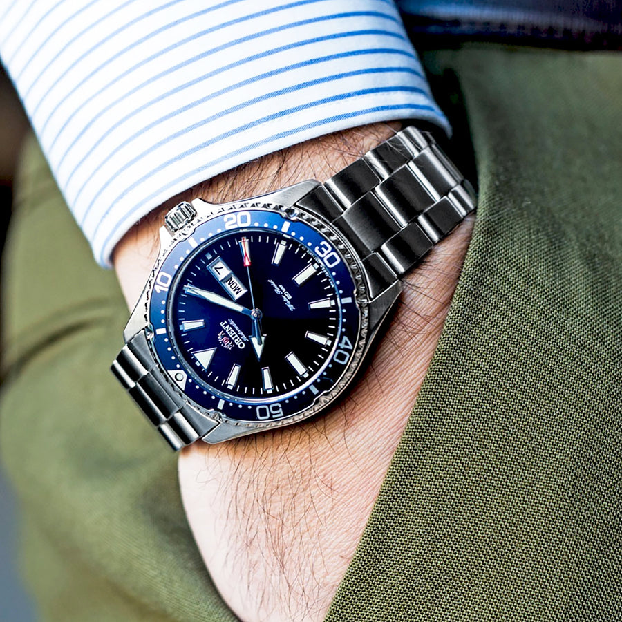 Orient Kamasu RA-AA0002L19B Mako III Automatic 200M Blue Dial Men's Watch