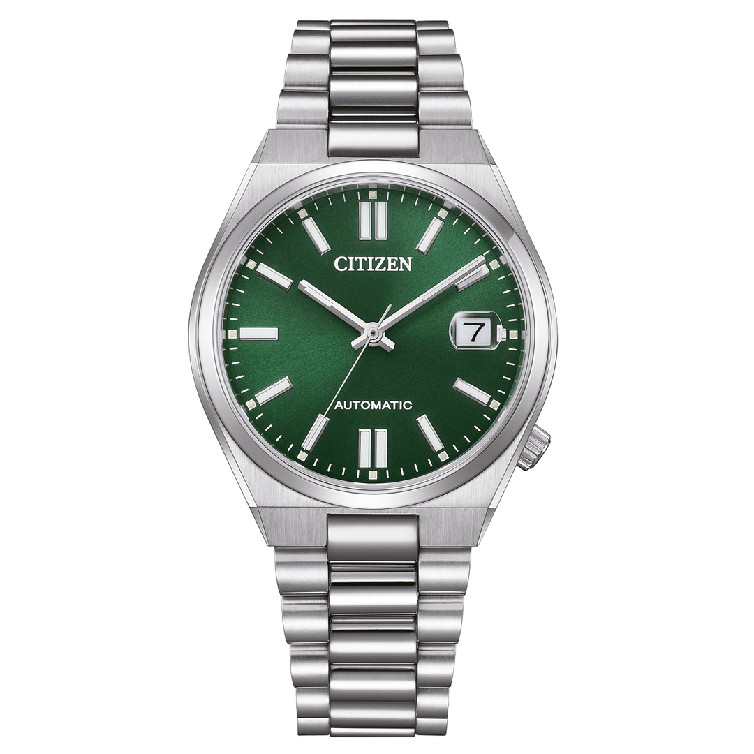 Citizen Tsuyosa Automatic ‘New’ (37mm) NJ0200-50X Sunray Green Dial / Stainless Steel Bracelet Automatic Men’s and Women’s Watch