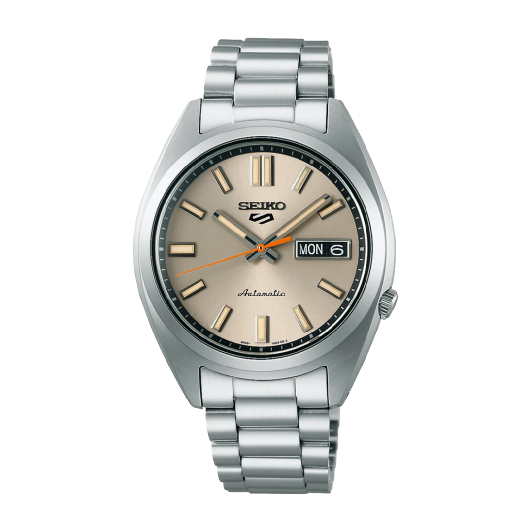 Seiko 5 Sports SRPK91K1 SNXS ‘Beige Chinos’ Classic Sports - Eng/Kanji Date Men's Watch