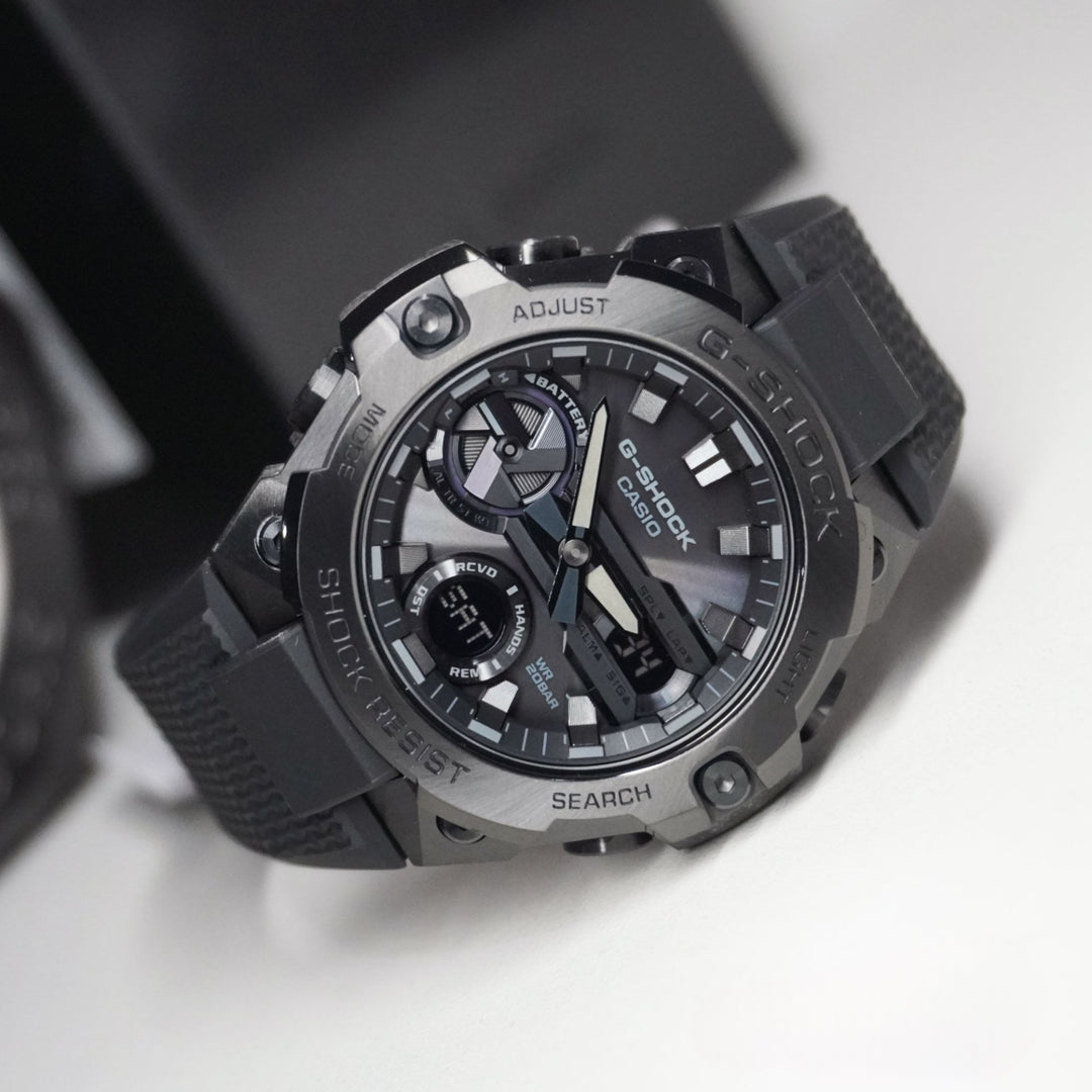 Casio G-Shock GST-B400BB-1A1DR G-Series ‘Full Black out’ Bluetooth Solar Men's Watch